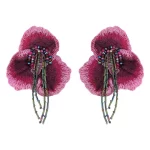 Aretes Cattleya Magenta