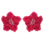 Aretes Jardín Fucsia