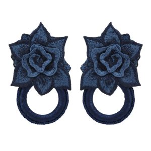 Aretes Aruba azul Oscuro