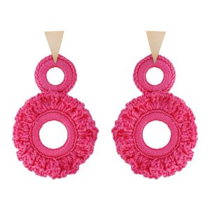 Aretes Barcelona Fucsia