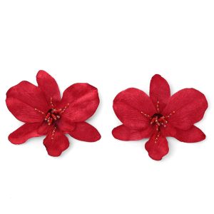 Veleña Red Earrings