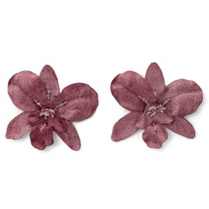 Aretes Veleña Palo de Rosa