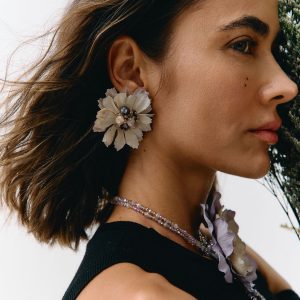 Musa Mini Gray Earrings