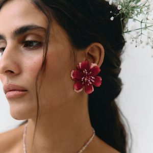 Eterna Fuchsia Earrings
