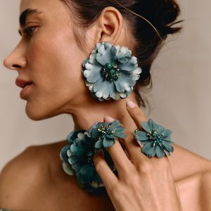 Aura Green Earrings